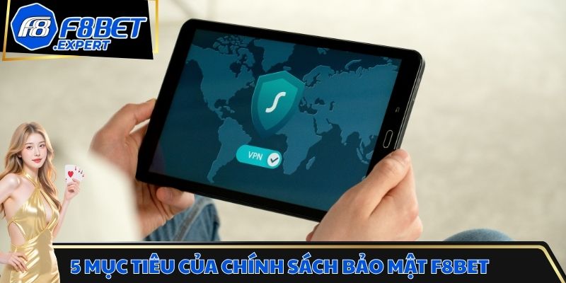 5 mục tiêu thiết lập chính sách bảo mật của F8bet
